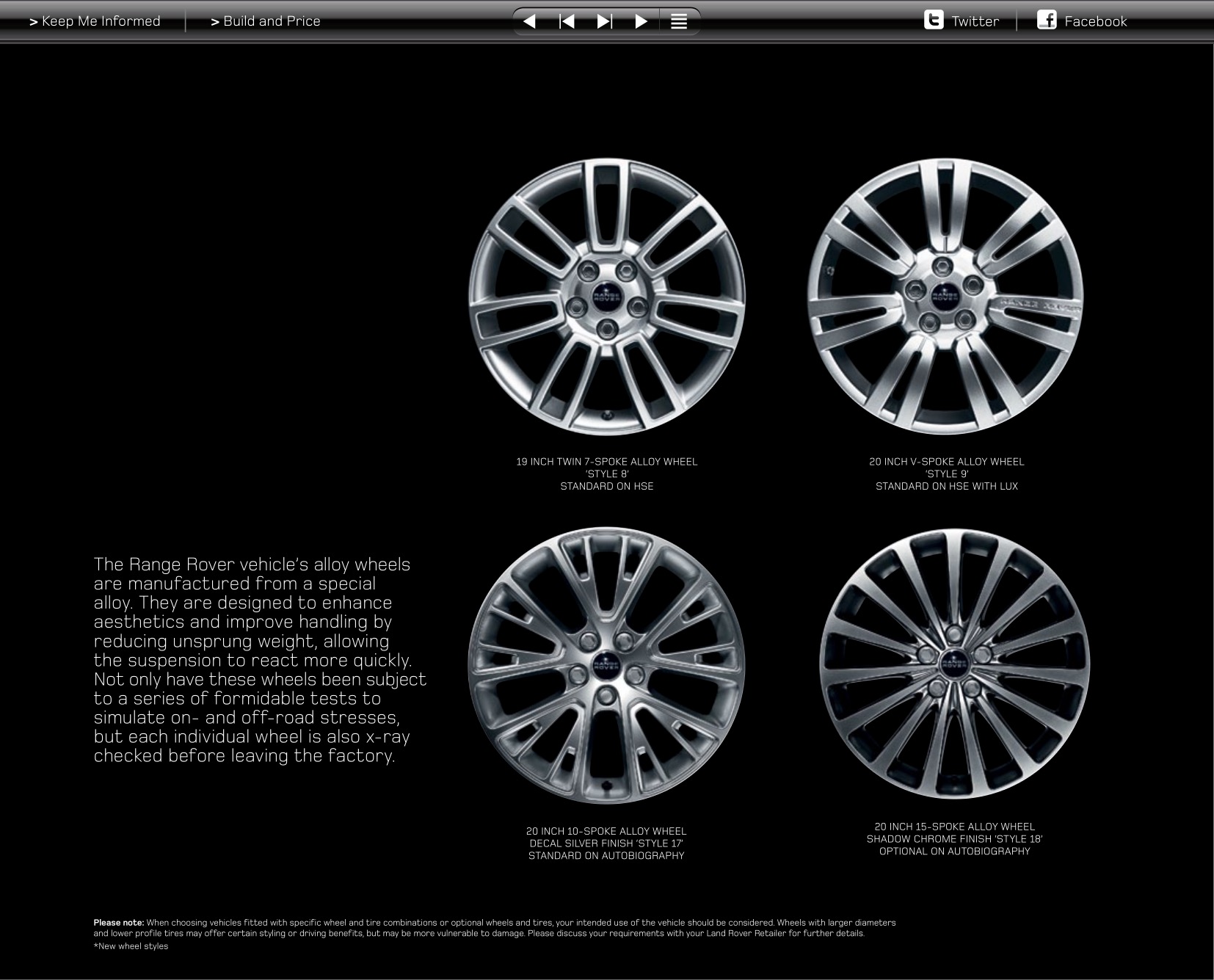 2012 Range Rover Brochure Page 14